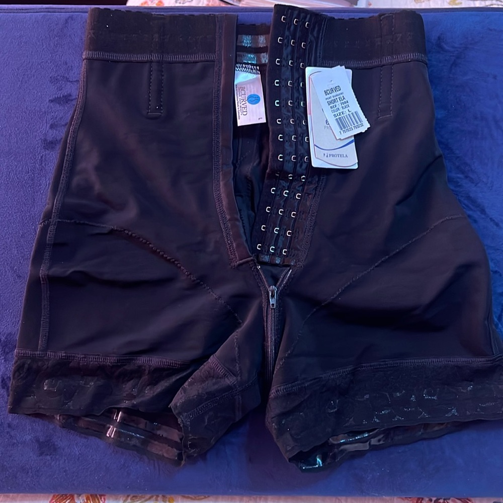 PROTELLA Bcurved BLACK HIgh Compression Columbian Lycra Post Surgery FAJA